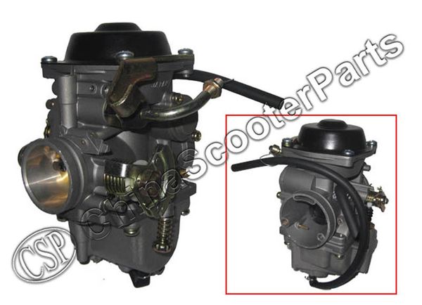 

34mm roketa jianshe tank hensim carb carburetor 400 400cc atv utv go kart ca8323