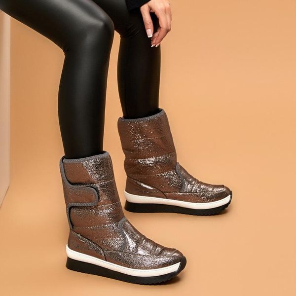 

flo lopez bronze women snow boat butigo, Black