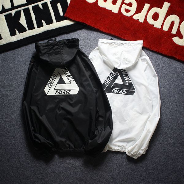 

мужской дизайнер новый анорак солнцезащитный крем куртка ветровка уличная хип хоп ветрозащитный jaqueta masculina бренд черная одежда, Black;brown