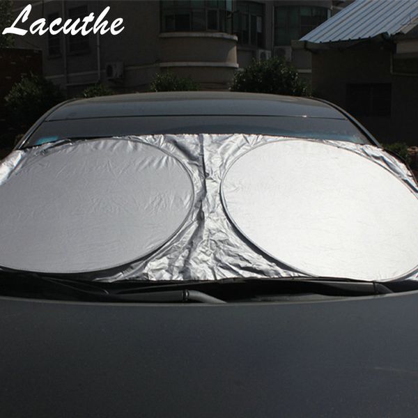 

150*70cm car window sunshade covers foldable car front rear window sun shade auto windshield block cover visor