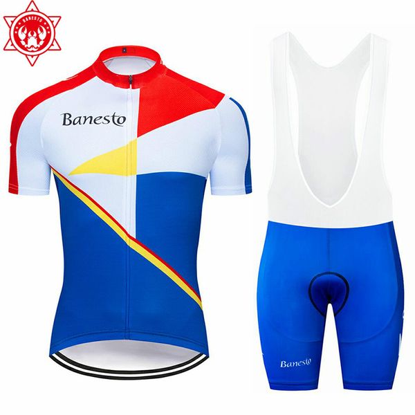 

summer men cycling jersey set bib short sleeve blue camouflage pattern cycling clothes bike bicycle quick dry cyclist, Black;blue