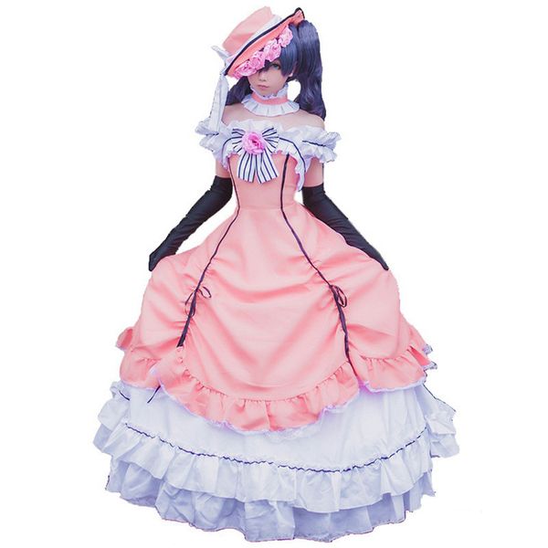 Grosshandel Anime Black Butler Ciel Phantomhive Cosplay Frauen Viktorianischen Mittelalterlichen Ballkleid Kleid Von Newlifehere2017 39 6 Auf