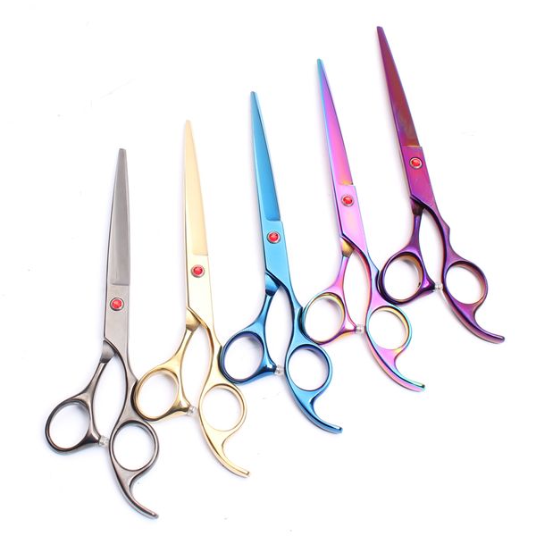 

7" 19.5cm jp stainless scissors for animals dogs shears professional grooming scissors animal shears straight scissors cutting shears c