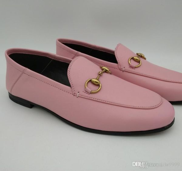 

women's leather horsebit loafer luxury designer shoes women's loafers 414998 leather leather shoes fashion casual quality, Black