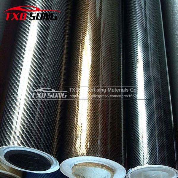 

10/20/30/40/50/60x152cm/lot 3 designs 2d carbon glossy carbon fiber vinyl film auto wrapping vinyl wrap film for car decoration