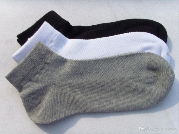 

fahion летние мужские спортивные носки мужчины женщины высокое качество хлопка черный лодочный носок мужчины баскетбол носок мужское нижнее, Black