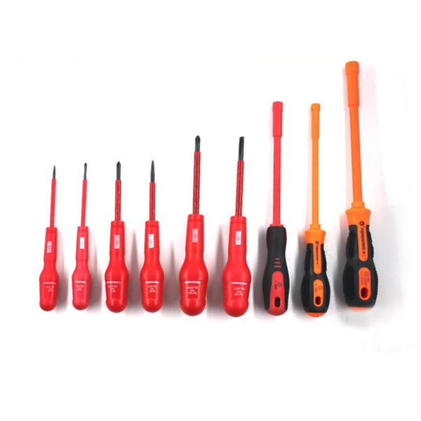 

9pcs multi-purposes multi-functional electrical insulation screwdriver set precision screw set manual screwdriver