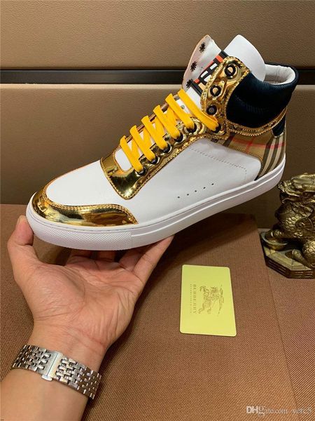 

20wr brand new high casual shoes for men canvas lace up mens hip hop shoes men high sneaker big size 39-44 yetc5, Black
