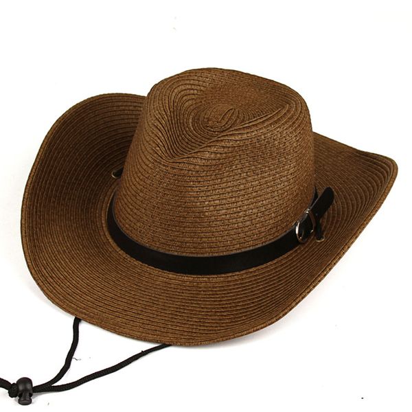 

мужчины женщины моды western cowboy hat gentleman пастушка джаз церковь сомбреро вс-доказательство крышки ретро урожай панама cap модные, Blue;gray