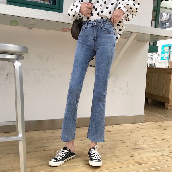 

dark blue women's tailored waist and hip princess jeans bk958