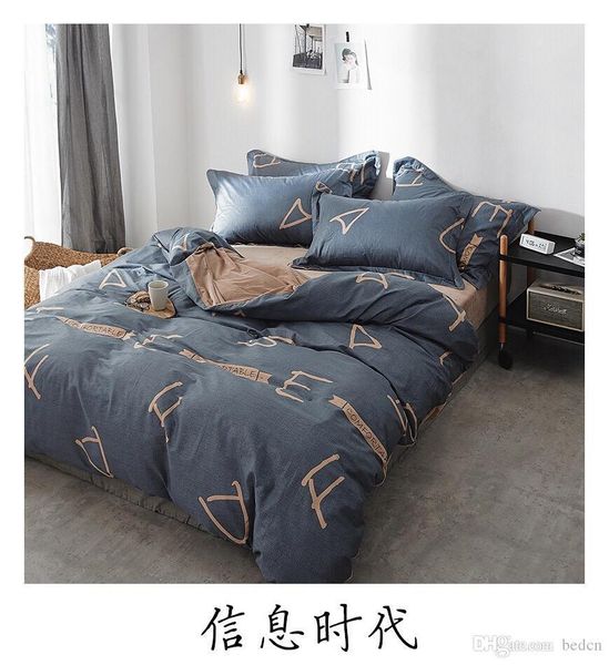 

bedding sets bamboo fiber jacquard duvet cover set sheets+quilt+pillowcase full king  twin kids size bedding set 22