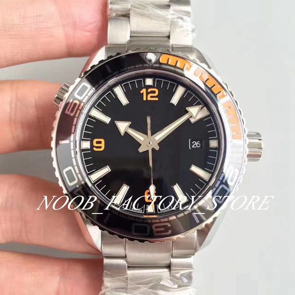 

luxury orange ceramic bezel co-axial observatory 43.5 mm stainless steel 215.30.44.21.01.002 cal. 8900 automatic movement wristwatches men, Slivery;brown