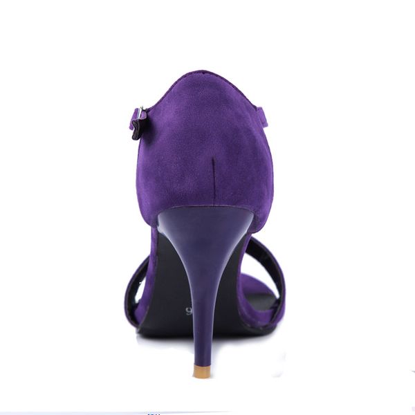 

large size women's shoes classic old sandals line-styled high-heel peep-toe large size women's shoes 40-47 exports yuan zhang, Black