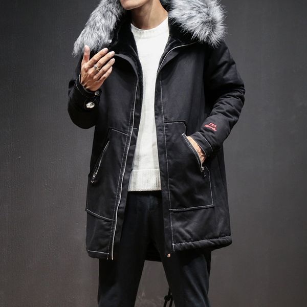 

star' winter parka jacket, Tan;black
