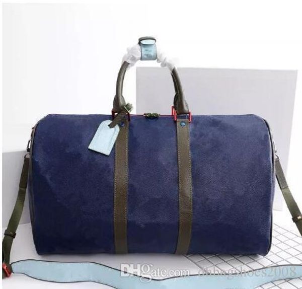 

Travel bag for men keepall 45 55 brand real leather cro body bag for men real leather bag m43858 ize 45x27x20cm 55x31x24cm