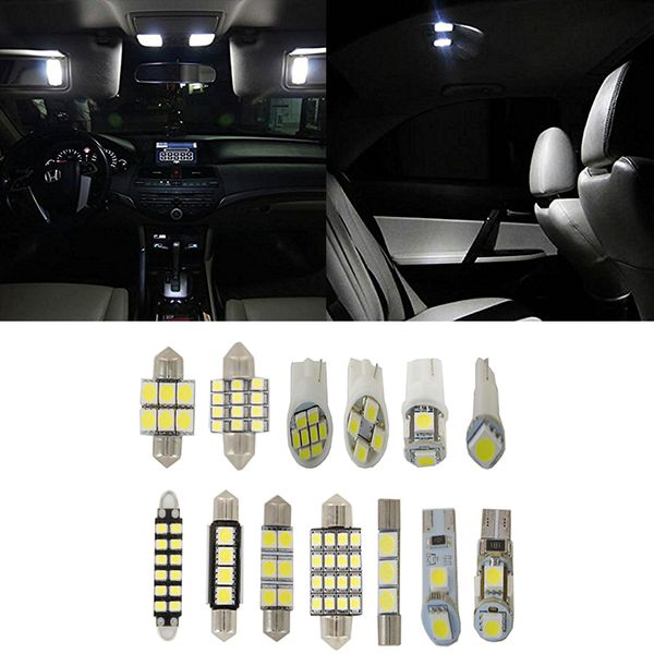 

7x for mini cooper r50 2002-2005 1.6l l4 light smd full led interior lights package deal