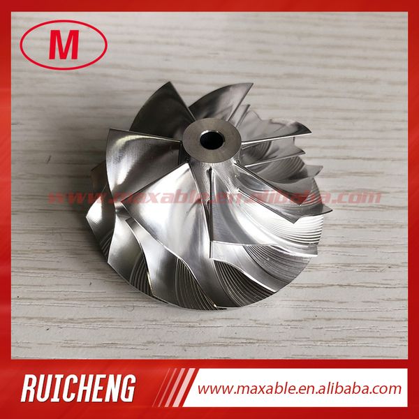 

td04 forward 7+7 blades 46.25/57.81mm turbo billet/milling/aluminum 2618 compressor wheel
