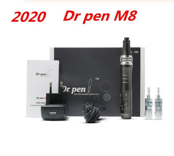 2020 6 уровней Цифровых Dr.pen Ultima M8 Wireless Professional Derma Pen Electric Skin Care Microneedle Therapy System dermapen