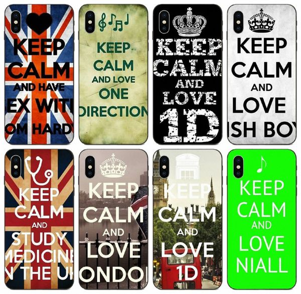 

tongtrade] one direction keep calm and love 1d case for iphone 11 pro x xs max 8 7 6s 6p 5s 5p 4 galaxy a10 a10e a10s honor 8c 8s tpu case