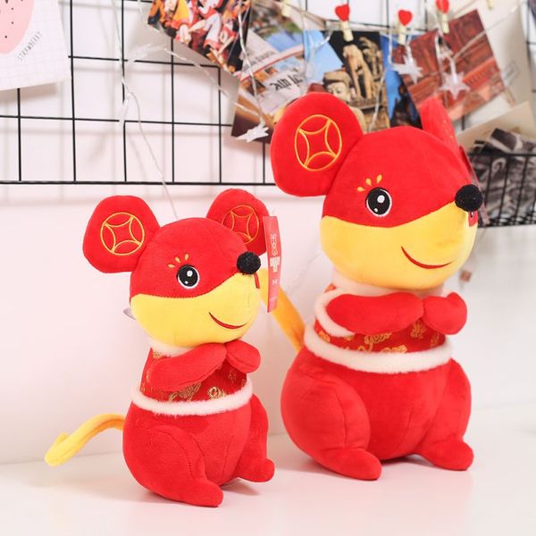 

plush rat mouse stuffed cartoon animals 2020 chinese new year zodiac animal mascot toys gifts