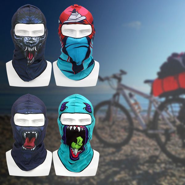 

motocycle mask 3d animal windproof sun-protection dust protection summer breathable balaclava full face and neck coverage