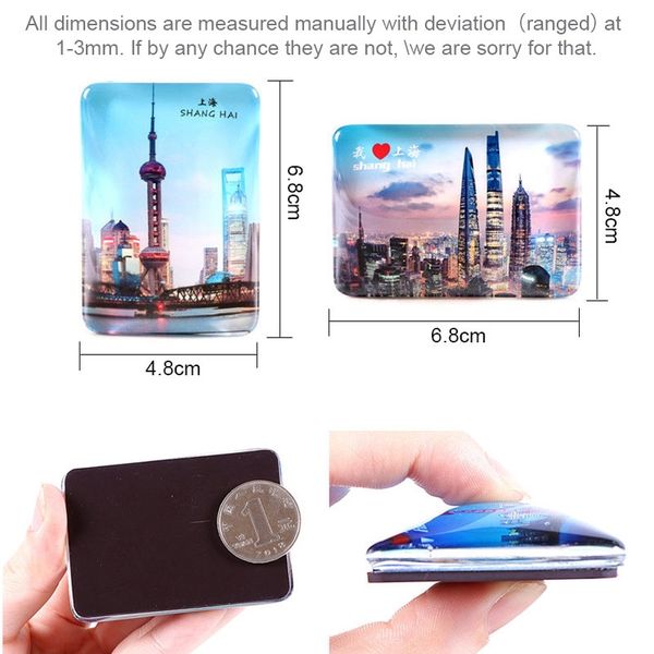 

1pcs personal diy souvenir fridge magnet stickers custom picture printing retangle glass magnet for refrigerator fridge magnets