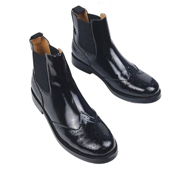

new autumn and winter explosions fashion wild women designer martin boots non-slip outsole size35-40 original packaging, Black