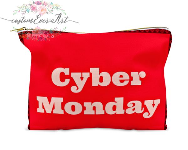 

cyber monday cosmetic bag cosmetic case pouch makeup bag cute travel for women gift