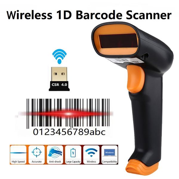 

nexanic wireless 1d barcode scanner cordless 1d bar code reader