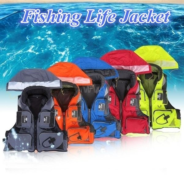

life jacket fishing swimming outdoor life vest boating for man water sport vest drifting jacket sailing bearing 110kg