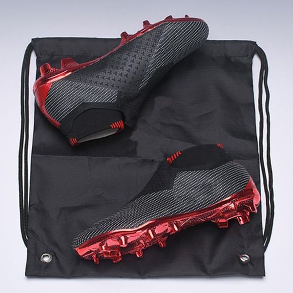 

2020 high ankle black red transparent studs phantom vsn elite df fg leather outdoor shoes men women shoes size 35-45
