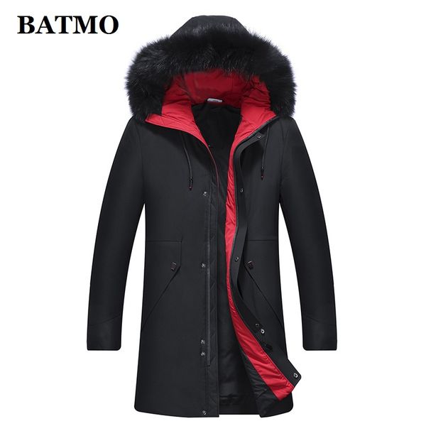 

2020 new arrival winter fur collar&90% white duck down jackets men,men's hooded down jackets,m-xxxl lz8905, Black