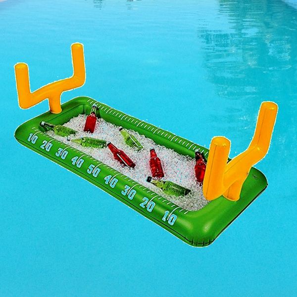 

130cm inflatable drink holder swimming pool accessories inflatable raft pvc water ice drink float antler air mattress piscina