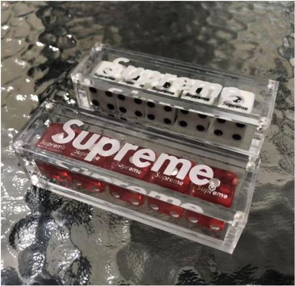 

judyclothes 5pcs/set sup scorpion acrylic chess mahjong bar ktv wholesale tide brand can be customized logo boxed high-end gifts