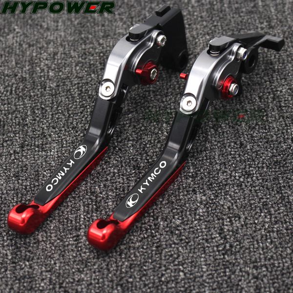 

motorcycles folding extendable brake clutch levers aluminum for kymco xciting 250 300 500 400 downtown 125/200/300/350