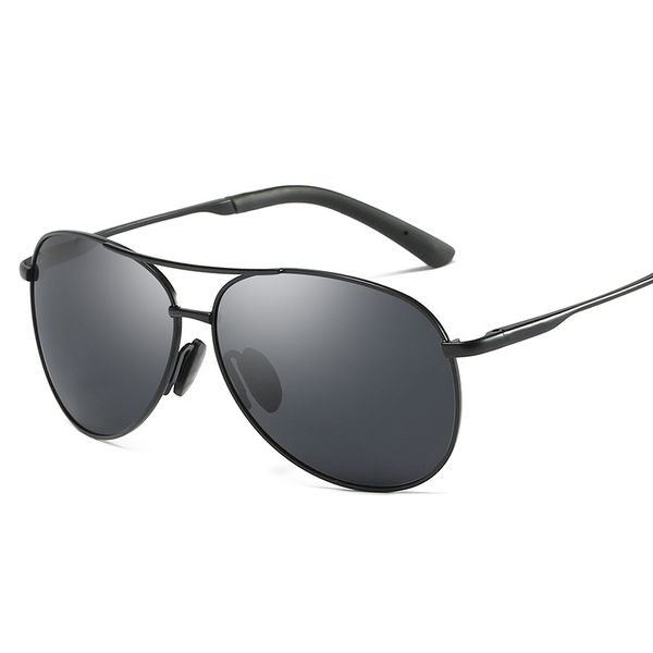 

al-mg frame tac lens alloy polarized sunglasses driving ultralight glasses outdoor eyewear, White;black