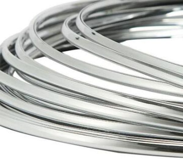 

22% off 6mm 3meters car chrome silver moulding strip ddecoration adhesive bumper grille impact protecting trim