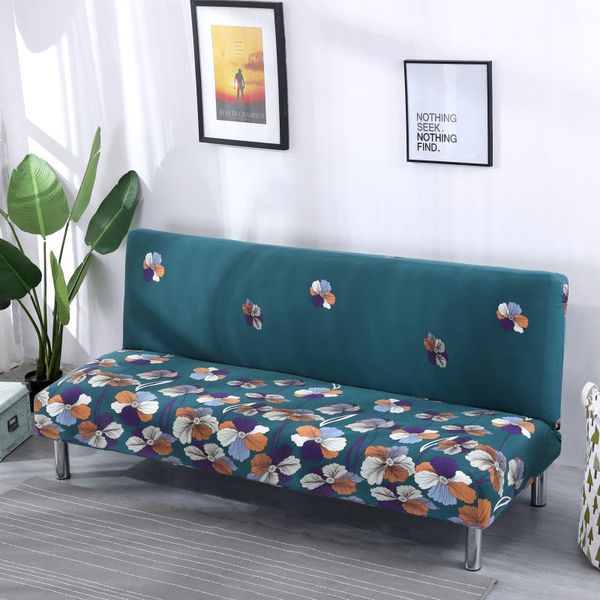

elastic folding sofa bed cover all-inclusive tight wrap sofa towel couch cover without armrest housse de canap cubre