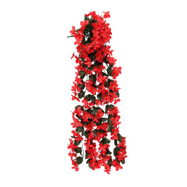 

artificial silk rose flower ivy vine hanging garland party home decor