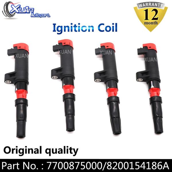 

xuan high performance ignition coil kit 7700875000 for avantime clio laguna megane grand megane scenic espace kangoo