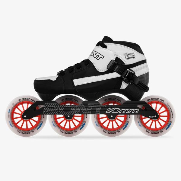 

100% original bont pursuit 3pt package speed inline skates heatmoldable carbon fiber boot 4*90/100/110mm wheels skating patines