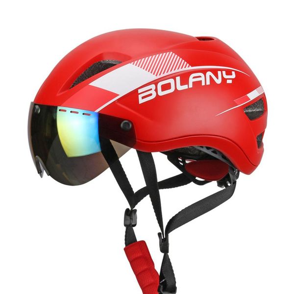 

dsstyles bolany helmet ultralight windproof magnetic glasses insect net integrally-molded mtb double-layered bicycle helmet