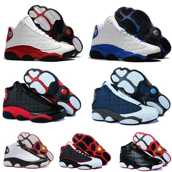 

13s mens basketball shoes 13 hyper royal italy blue bordeaux flints chicago bred men women sports shoes sneakers size 7-13