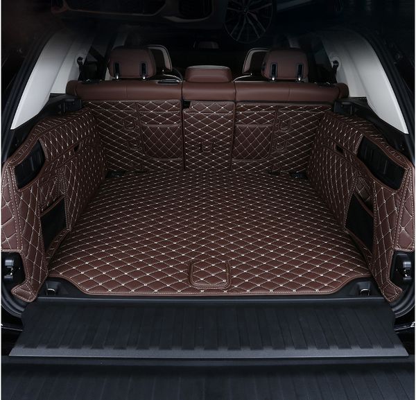

fiber leather car trunk mat for x5 2019 2020 2021 g05 car accessories