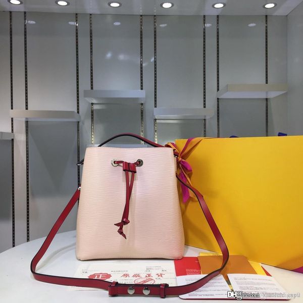 

54366 new classical style leather luxury designer handbag brand fashion shoulder bag size: 24.5*27*15