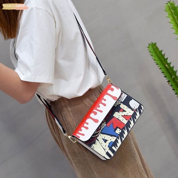 

2020 harajuku pu style small package shoulder messenger bag