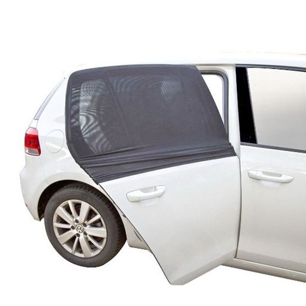 

2pcs car side rear window cover sunshade curtain uv protection shield sun shade visor mesh solar mosquito dust protection