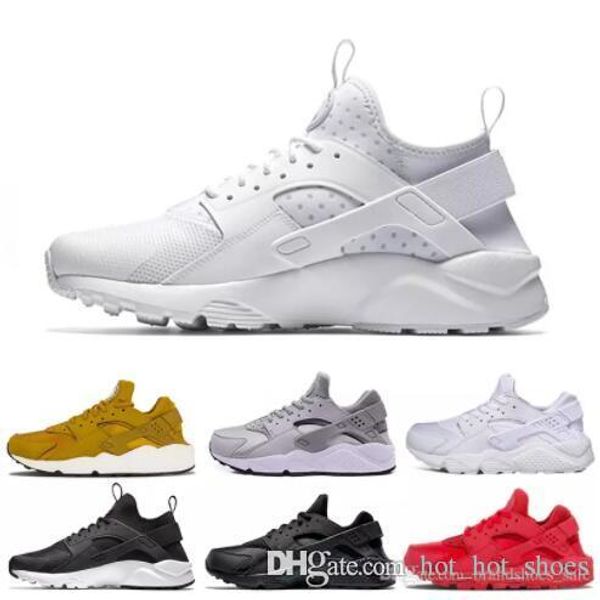 nike huarache nm hombre blanco