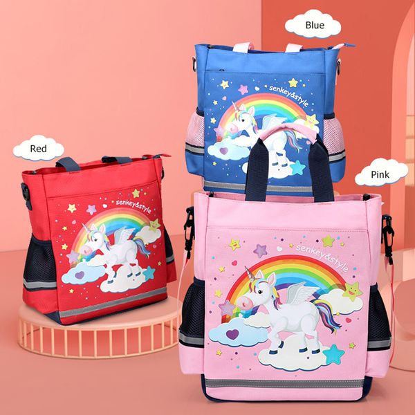 

2020 elementary student school bags kid children handbag light weight shoulder bag large capacity cartoon messenger bags(xie441