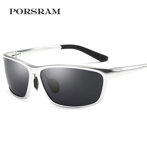 

polarized sun men's fashion full frame aluminum magnesium outdoor sports driving outdoor sports sun sun sunglasses glasses, White;black